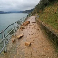 Zaprta pe&scaron;pot Piran-Fiesa
