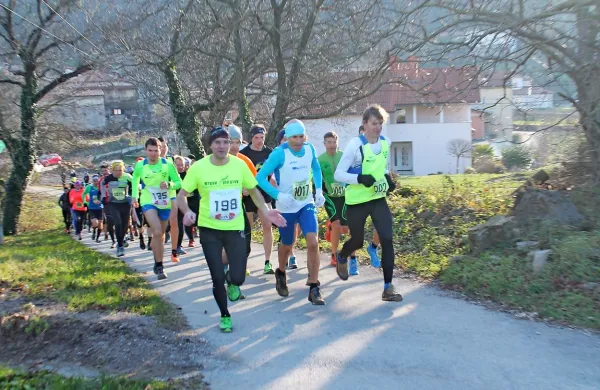 Zaključni gorski tek na Tabor je dobil član Nanosa Simon Alič (desno).