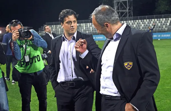Darko Milanič (desno) in Zlatko Zahović sta podaljšala 
sodelovanje do leta 2021. 