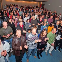 Rudi Bučar na razprodanem koncertu predstavil novo plo&scaron;čo (foto)