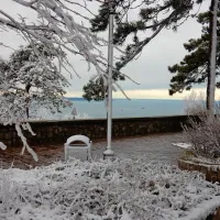 Sneg pobelil tudi Opčine