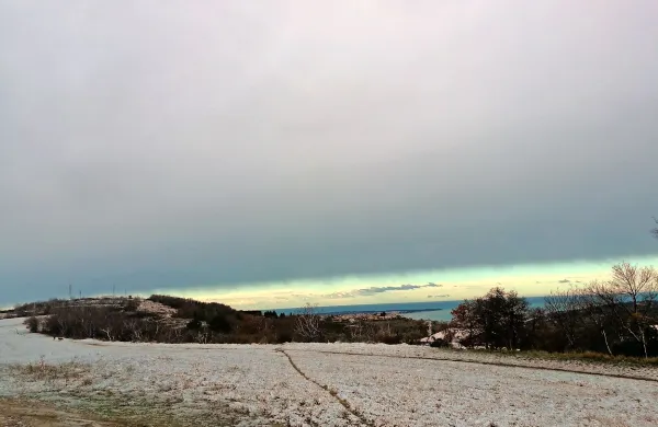 Sneg je pobelil tudi Malijo nad Izolo.