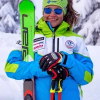 Ana Pišot, članica slovenske demonstratorske vrste za alpsko smučanje

