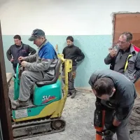 Večino gradbenih del so opravili člani PGD sami. 