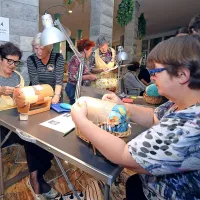 Ustvarjalni upokojenci v Delfinu (foto)