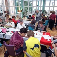Ustvarjalni upokojenci v Delfinu (foto)