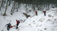 V snežni idili so mu zadnjič priskočili na pomoč njegovi kolegi 
gorski reševalci.