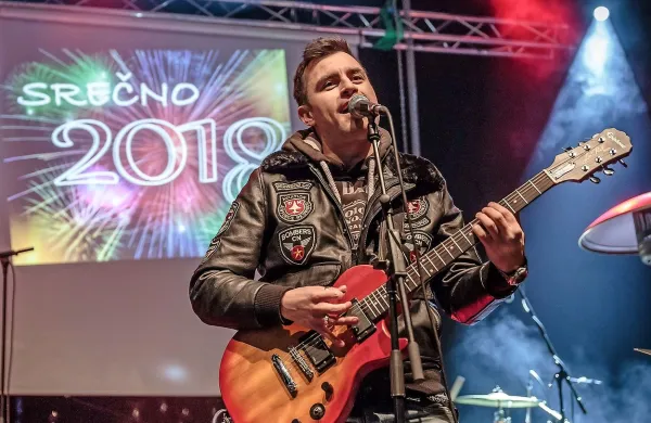 V Novi Gorici novo leto dočakali z Omarjem Naberjem