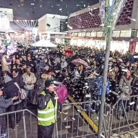 V Novi Gorici novo leto dočakali z Omarjem Naberjem