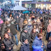 V Novi Gorici novo leto dočakali z Omarjem Naberjem