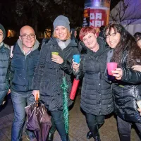 V Novi Gorici novo leto dočakali z Omarjem Naberjem