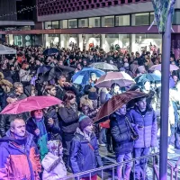 V Novi Gorici novo leto dočakali z Omarjem Naberjem