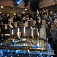 Za konec ognjemet, torta in DJ Umek