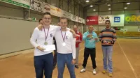 Erik Čeh (desno) in Žan Sodec, zmagovalca mednarodnega 
turnirja v Pivki