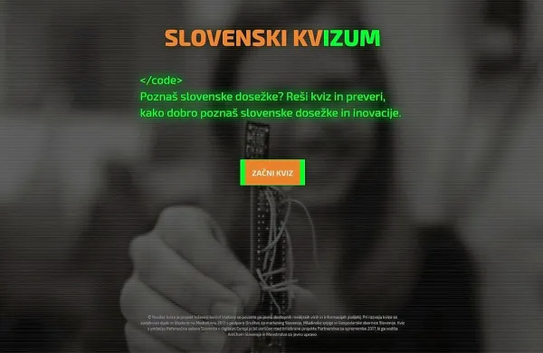 Zaživel digitalni kviz Slovenski kvizum