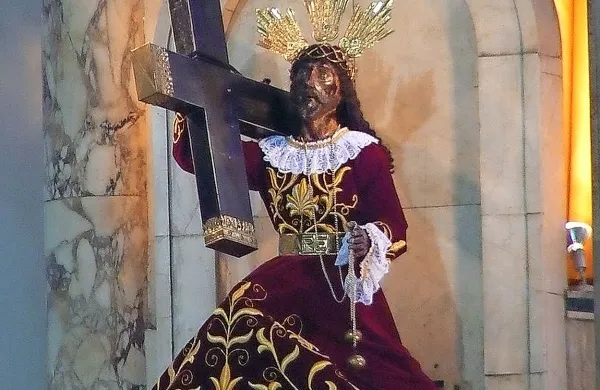 Kip črnega Jezusa naj bi leta 1606 iz Mehike prinesli španski 
misijonarji.
