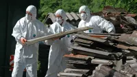 Odvoz azbestne kritine, zložene na paleti in ovite v folijo, 
stane 170 evrov na tono. V Pivki bodo sofinancirali približno 
75 odstotkov tega zneska. 