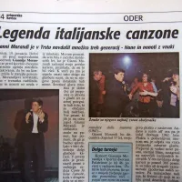 Gianni Morandi, legenda italijanske canzone, je v Trstu 
navdušil staro in mlado.  