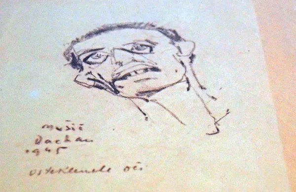 Risba Osteklenele oči je dala naslov razstavi, ki bo v muzeju 
Revoltella na ogled od 2. aprila. 