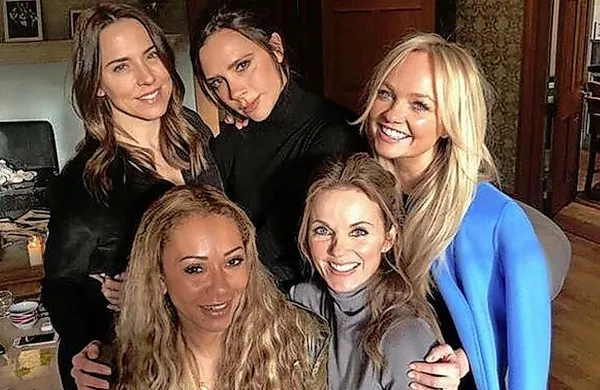 Spice Girls ob ponovnem snidenju.
