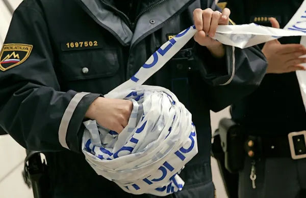 Z avtom izsilil prednost avtobusu s 40 dijaki