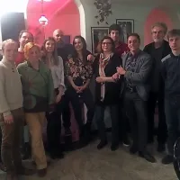 Skupinska fotografija po predstavi v Splitu 