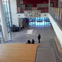 Današnja neobičajna prizora na OŠ Koper