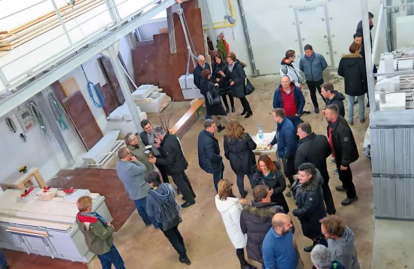Odprtje delavnice za oblikovanje kamna 2. februarja je bil verjetno 
zadnji dogodek  javnega zavoda Visokošolsko središče Sežana.