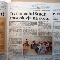 Na Inštitutu za raziskovanje Krasa v Postojni so obeležili deset 
let podiplomskega študija krasoslovja.