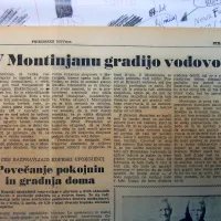  Prebivalci Montinjana, zaselka  med Marezigami in 
Vanganelom,  so dočakali gradnjo vodovoda.


