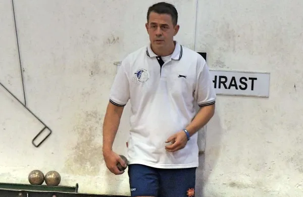 Gorazd Ferfolja je prispeval pomembne točke za zmago Hrasta nad 
sosedi iz Sežane. 