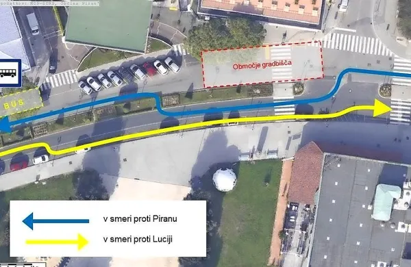 Zaradi gradbenih del bo do predvidoma 16. marca popolna zapora 
dela ceste Obala pri pošti v Portorožu. Obvoz bo po sosednjem 
voznem pasu.