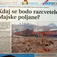 V Novi Gorici so čakali na gradnjo novega stanovanjskega 
kompleksa Majske poljane z 200 stanovanji.