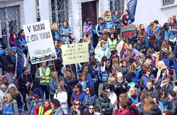 Podpora, a tudi pomisleki na račun stavke