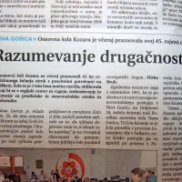 OŠ Kozara v Novi Gorici je praznovala 45 let delovanja. 