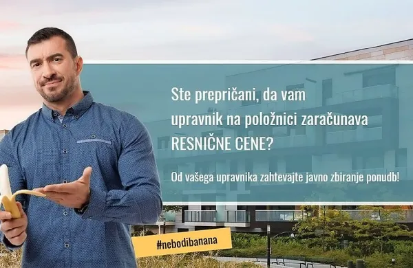 Živite v bloku? Potem ste banana!