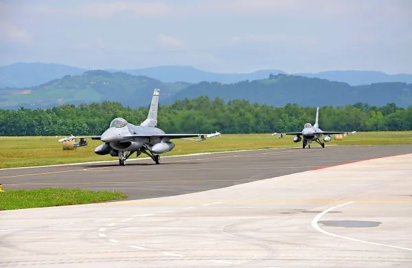 Hrvaška bo kupila rabljena izraelska vojaška letala F-16. Fotografija je simbolična.