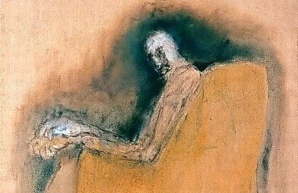 Zoran Mušič: V fotelju, 1996