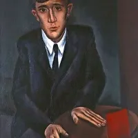Veno   Pilon:  Portret slikarja Ivana Čarga,  1924