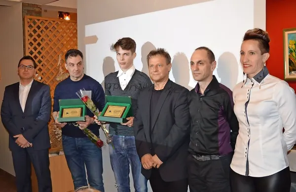 Atlet leta 2017 je postal Tobi Gaberšček (tretji z leve). 