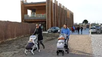 Obiskovalci so ostali ujeti na parkiri&scaron;ču