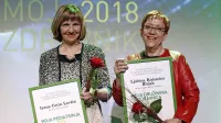 Irena Cetin-Lovšin in Ljubica Kolander Bizjak 