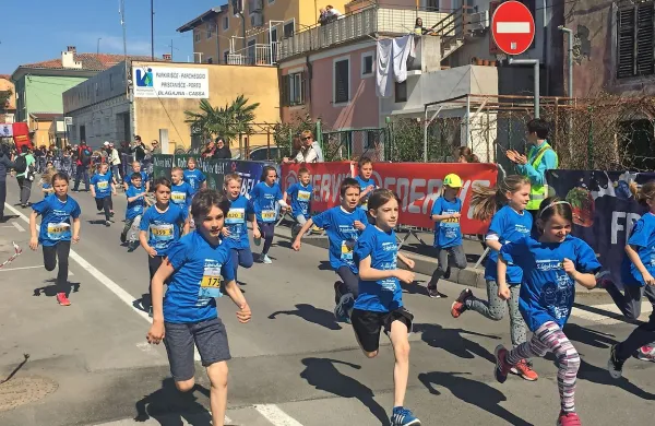 Teka&scaron;ki praznik za otroke za uvod v 5. Istrski maraton