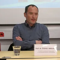 Prorektor UP za znanstveno-raziskovalno in razvojno delo Štefko 
Miklavič