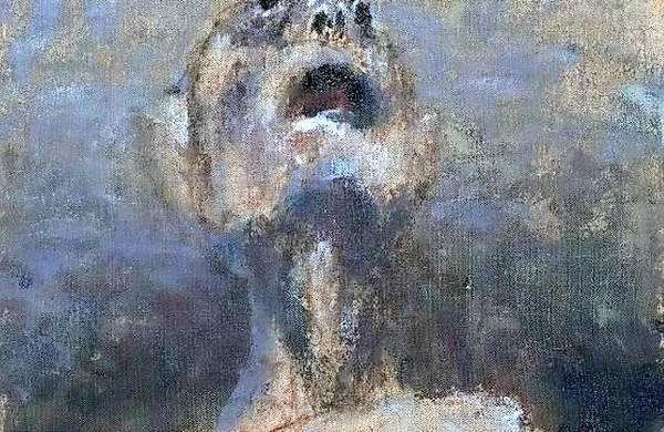 Zoran Mušič: Nismo poslednji, 1974, akril, platno