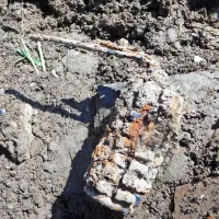 V Vrtojbi je moški pri delu na vrtu naletel na ročno bombo 
koruzarico. 