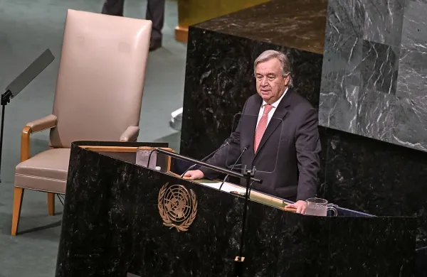 Generalni sekretar Združenih narodov Antonio Guterres