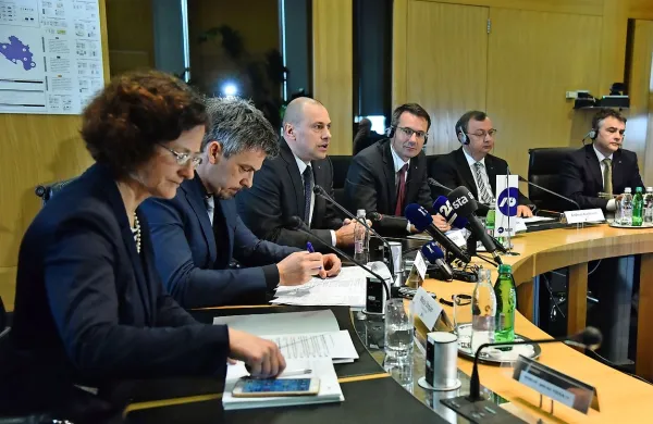 Uprava NLB je na novinarski konferenci predstavila rezultate 
poslovanja NLB Skupine za leto 2017.