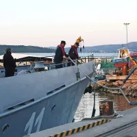 Ladja Triglav odplula na misijo v Sredozemlje