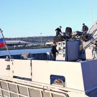 Ladja Triglav odplula na misijo v Sredozemlje
